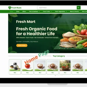 Fresh Roots website template